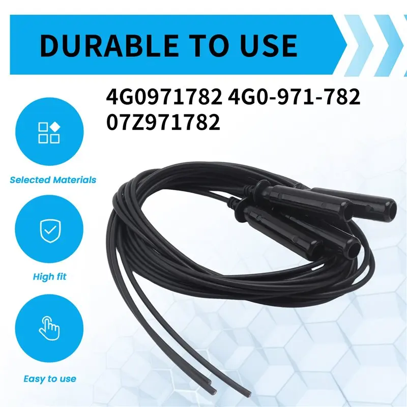 Dependable-4PCS Engine Glow Plug Wiring Loom Connector 4G0971782 For VW GOLF Phaeton A1 A4 Skoda Seat 07Z971782 4G0-971-782