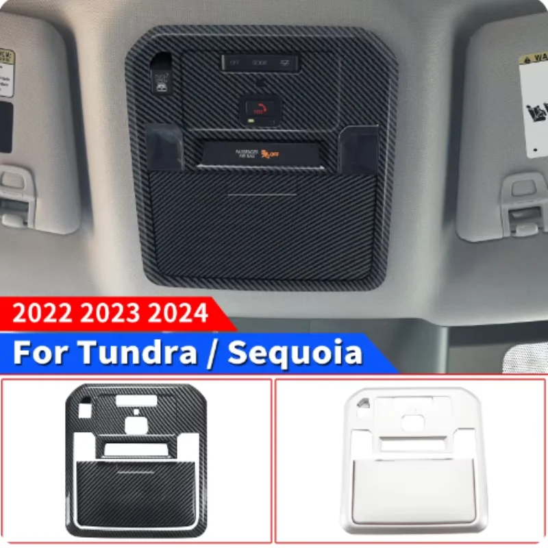 

Suitable for 2022 2023 2024 Toyota Tundra Sequoia Front Reading Light Decorative Panel Internal Modification Accessories