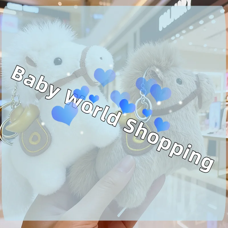 Portachiavi Peluche Pony dello Zodiaco 2026, Simpatico Cartone Animato, Mascotte Cavallo, Ciondolo per Borsa, Decorazione per Zaino, Regali di Capodanno
