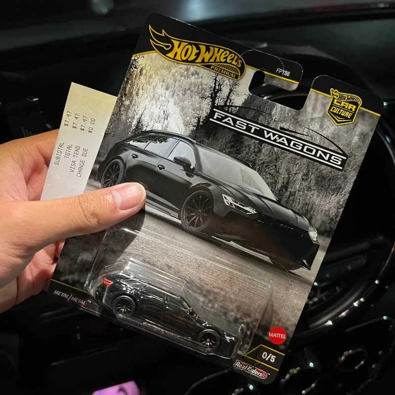 

In Stock Hot Wheels Fast Wagons Premium Car Culture Set Audi Mercedes-Benz Subaru 1:64 Scale Die-Cast Car Model Collection Gift