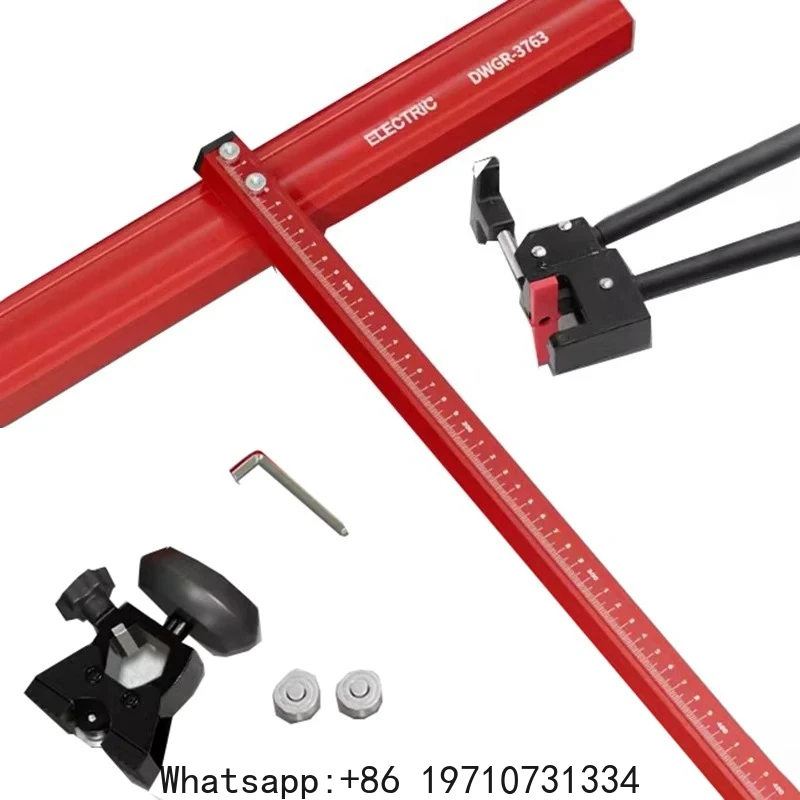 Floor Tile Pusher Manual T-shaped 22mm Glass Cutting Knife Floor Tiles Rock Slab Cutting Knives Metal Labor-saving Large Knife