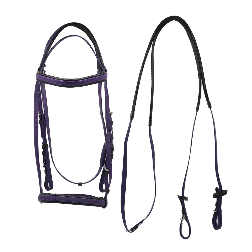 Wholesale Durable PVC Western Horse Halter Single Noseband Headstall Waterproof Model for Equestrian Horse Riding and Racing