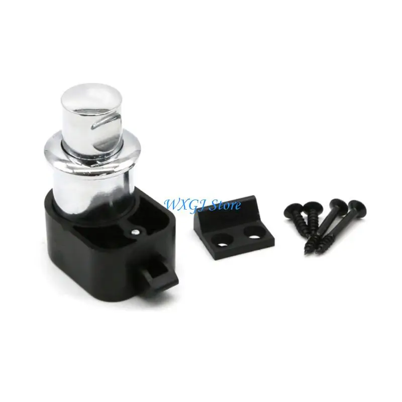 

37JE Easy to Use Button Lock Stylish Lock Locking Mechanism for RVs Cabinet Doors