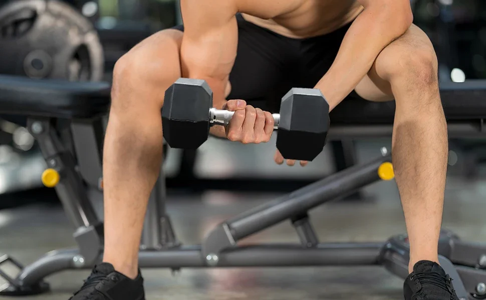 Support de rangement pour haltères hexagonaux pour home gym_voghion.com