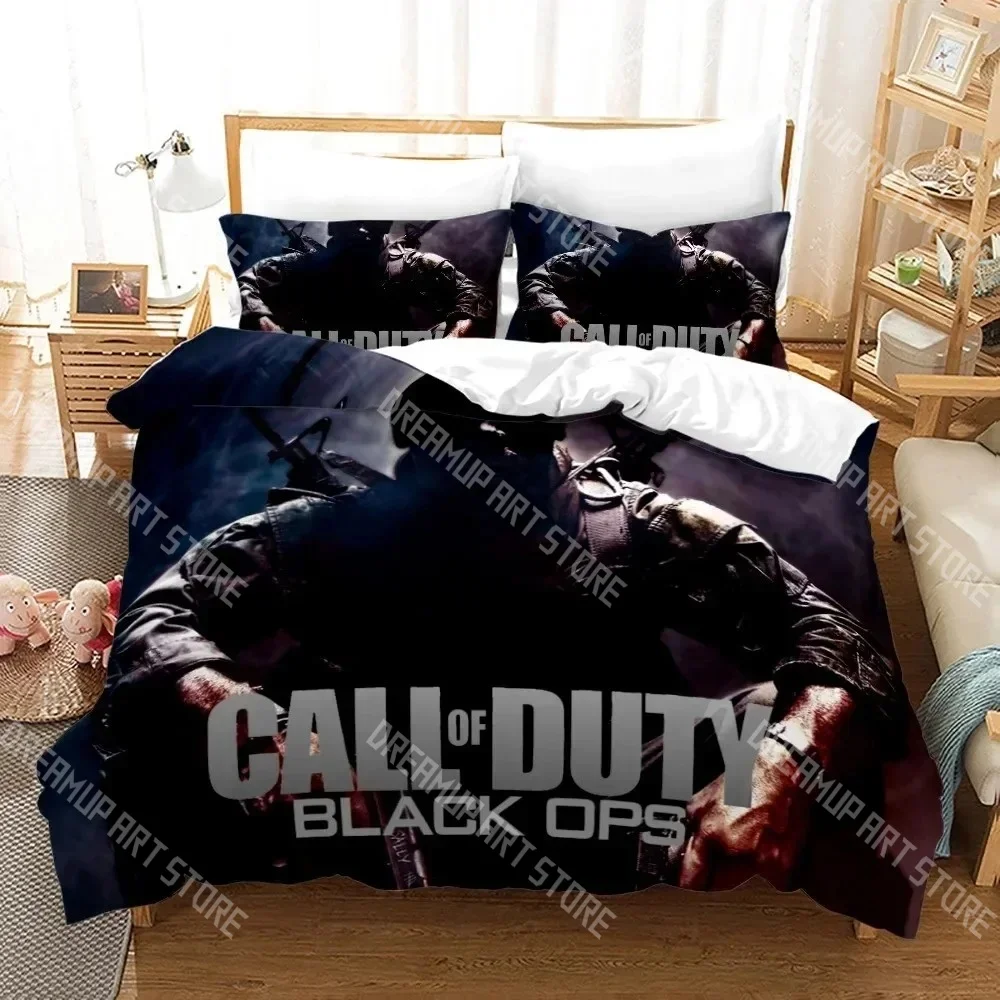Fashion Comfort CALL DUTY Game Bedding Set Single Twin Full Queen King Size Bed Set Kids Bedroom Duvetcover Sets Bed Sheet Set