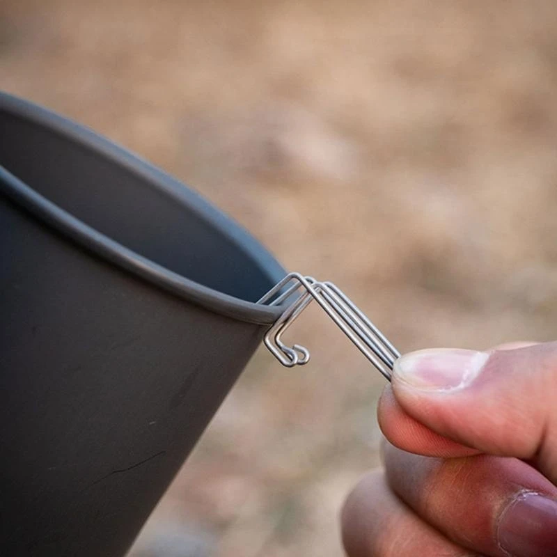 

31KC Portables Teapot Drainages Nozzle Guides Stainless Steel Water Guide Frame Suitable for Hiking and Camping