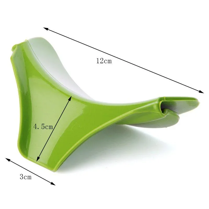 Convenient Kitchenware Pot Solid Color Green Color Silicone Liquid Diversion Nozzle Soup Kitchen Gadget Portable Accessory Tools