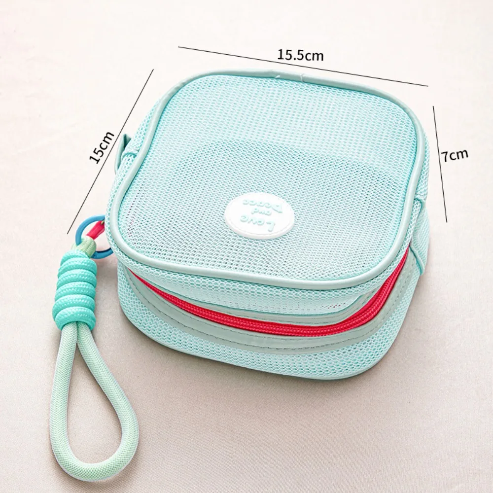 

Прочная сумка для хранения цвета дофамина ярких цветов, большая вместительная сумка для макияжа, дорожная сумка для хранения туалетных принадлежностей