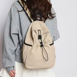 Luxury Large Capacity Backpack Casual Fashion Shoulder Bag For Women Lightweight Student Bag Designer Contrast Color School