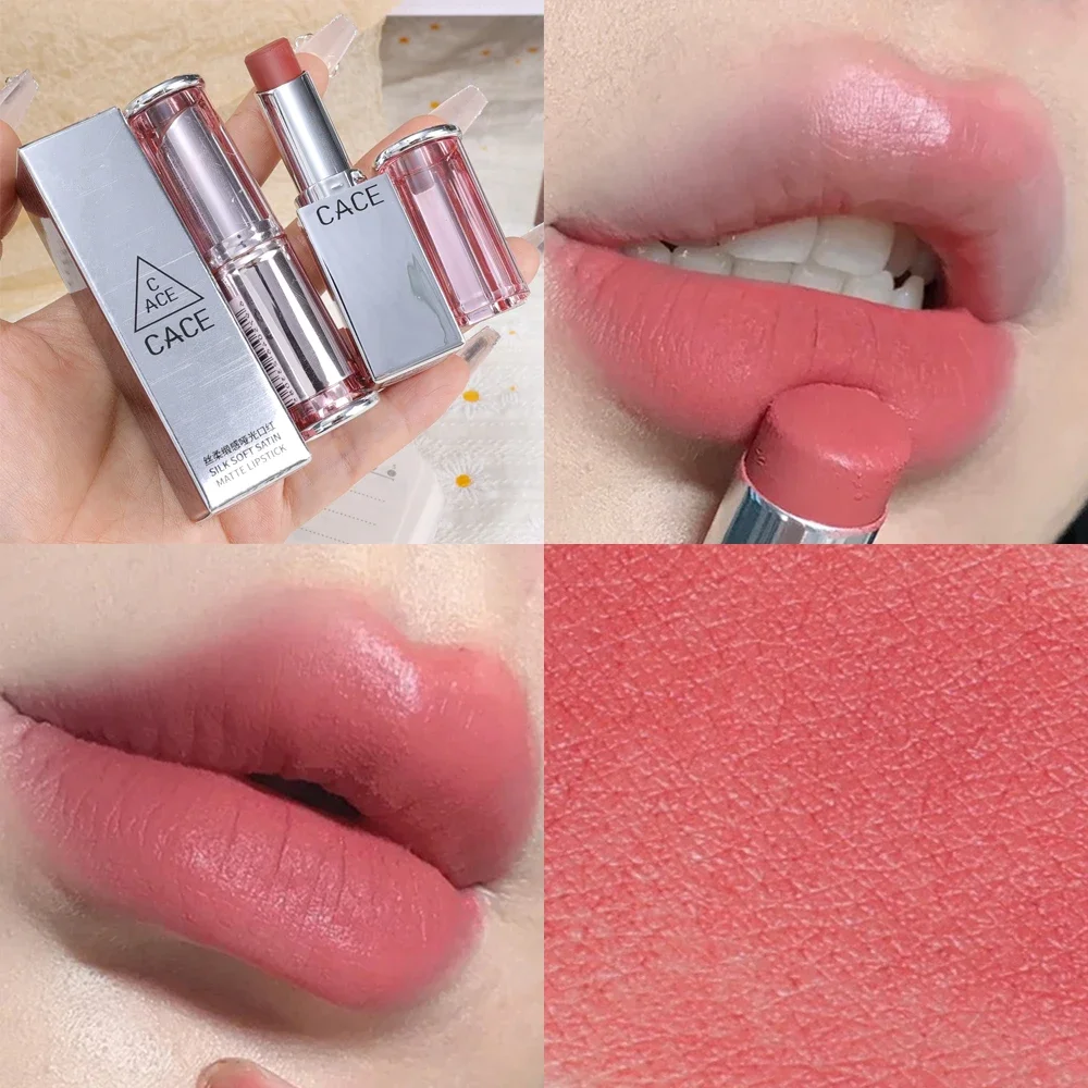 Velvet Matte Lipstick Natural Color Rendering Non-stick Cups Solid Lip Gloss Waterproof Lasting Moisturizing Lipsticks Cosmetics