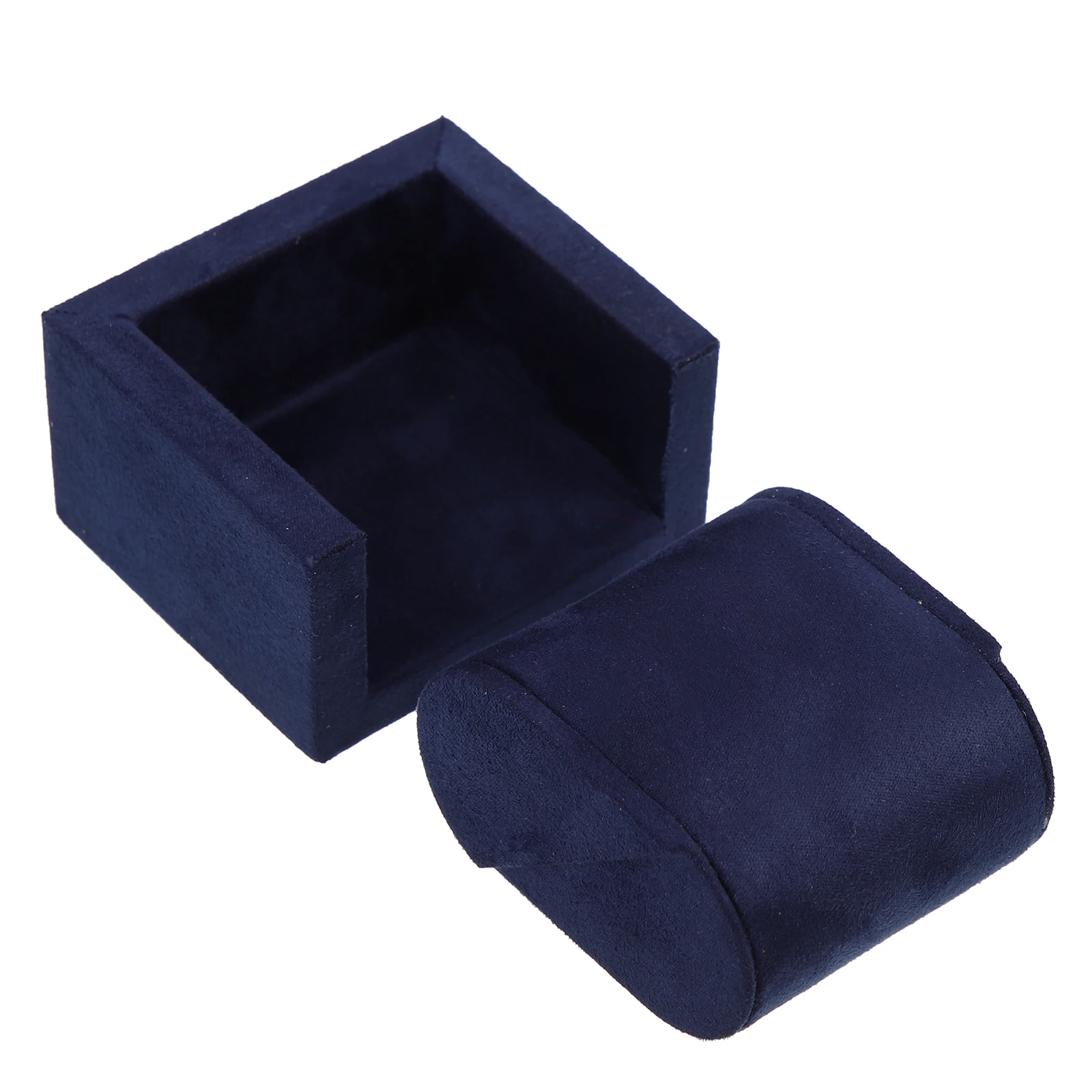 

Watch Holder Display Blue Cashmere Base Single Watch Showcase ganizer Travel Jewelry Packaging Tool
