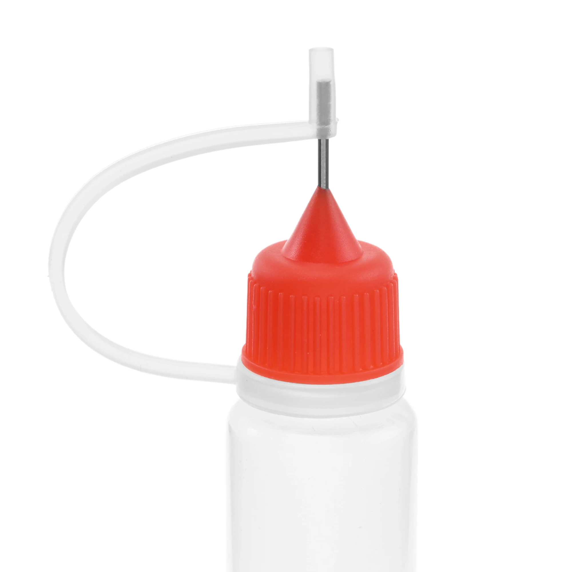 1pc 10ml Transparent Plastic Squeezable Needle Bottles Eye Liquid Dropper Sample Drop Can Be Glue Applicator Refillable Vail