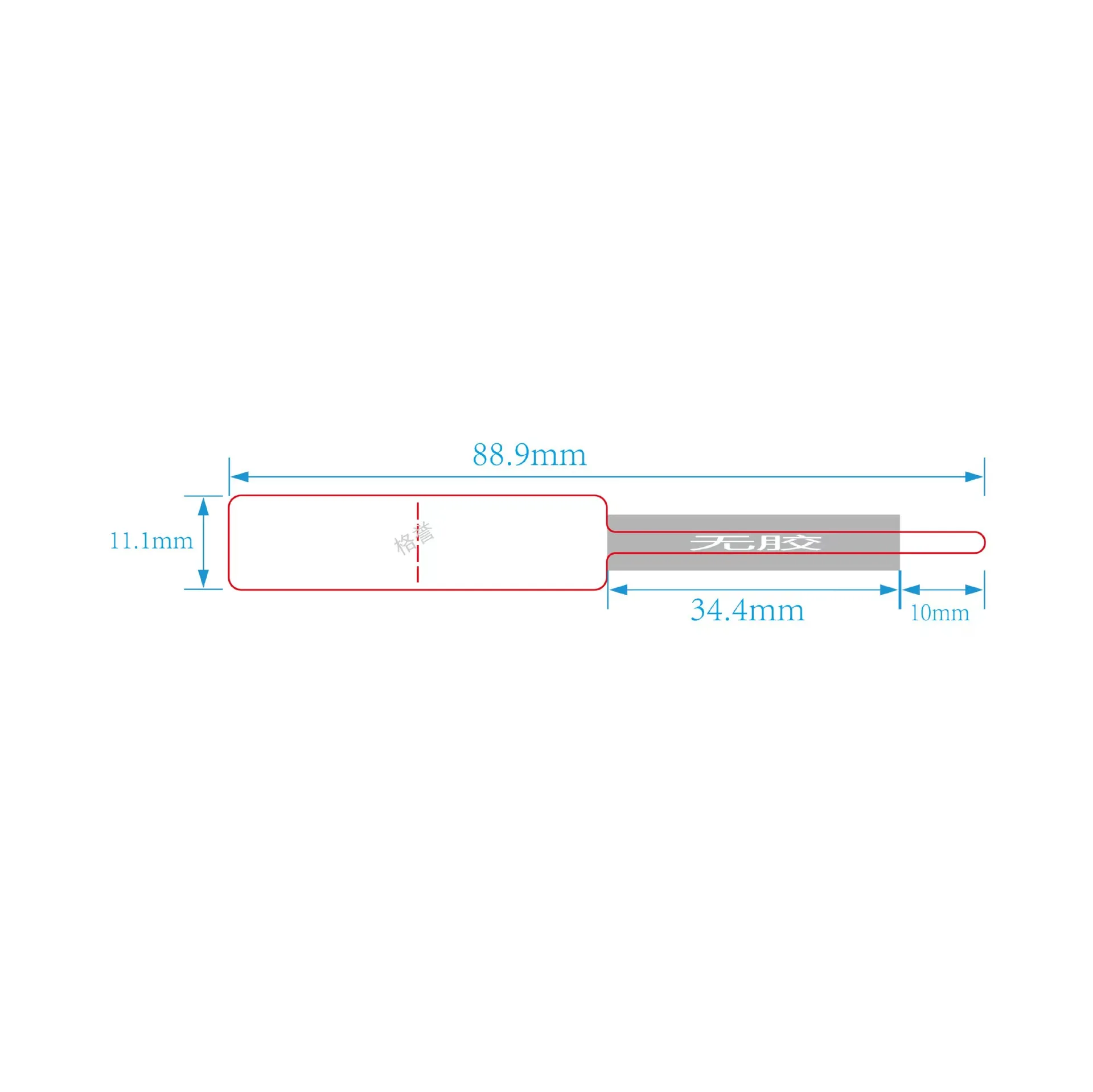 Jewelry Barbell Labels printing paper 89x11 95x16 white self-adhesive sticker tag 74x11 blank price tag jewelry repair tools