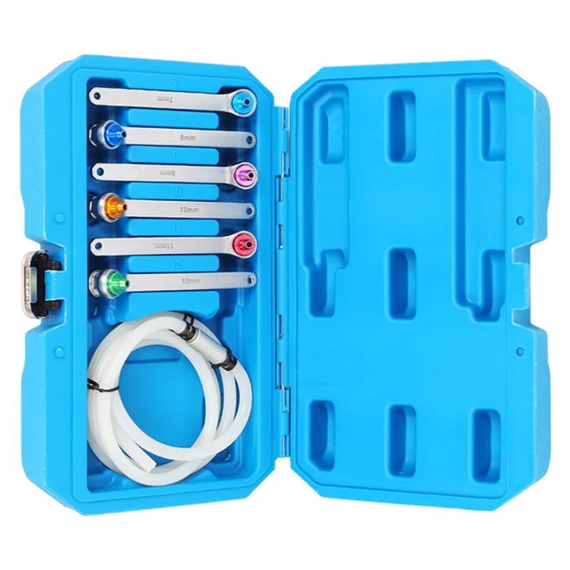 

ABMH-Bleed Brake Fluid Spanner Kit Brake Bleeding Wrenches Brake Pump Screw Oil Socket Wrench Brake System Exhaust Wrench
