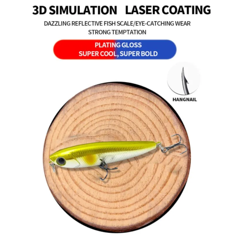 Neue Farben 60mm 3g Ima Topwater Angelköder Pugachevs Cobra 60 Künstlicher Stickbait Pencil Bait Salzwasser für Meerbrasse und Rockfish – Detail 7