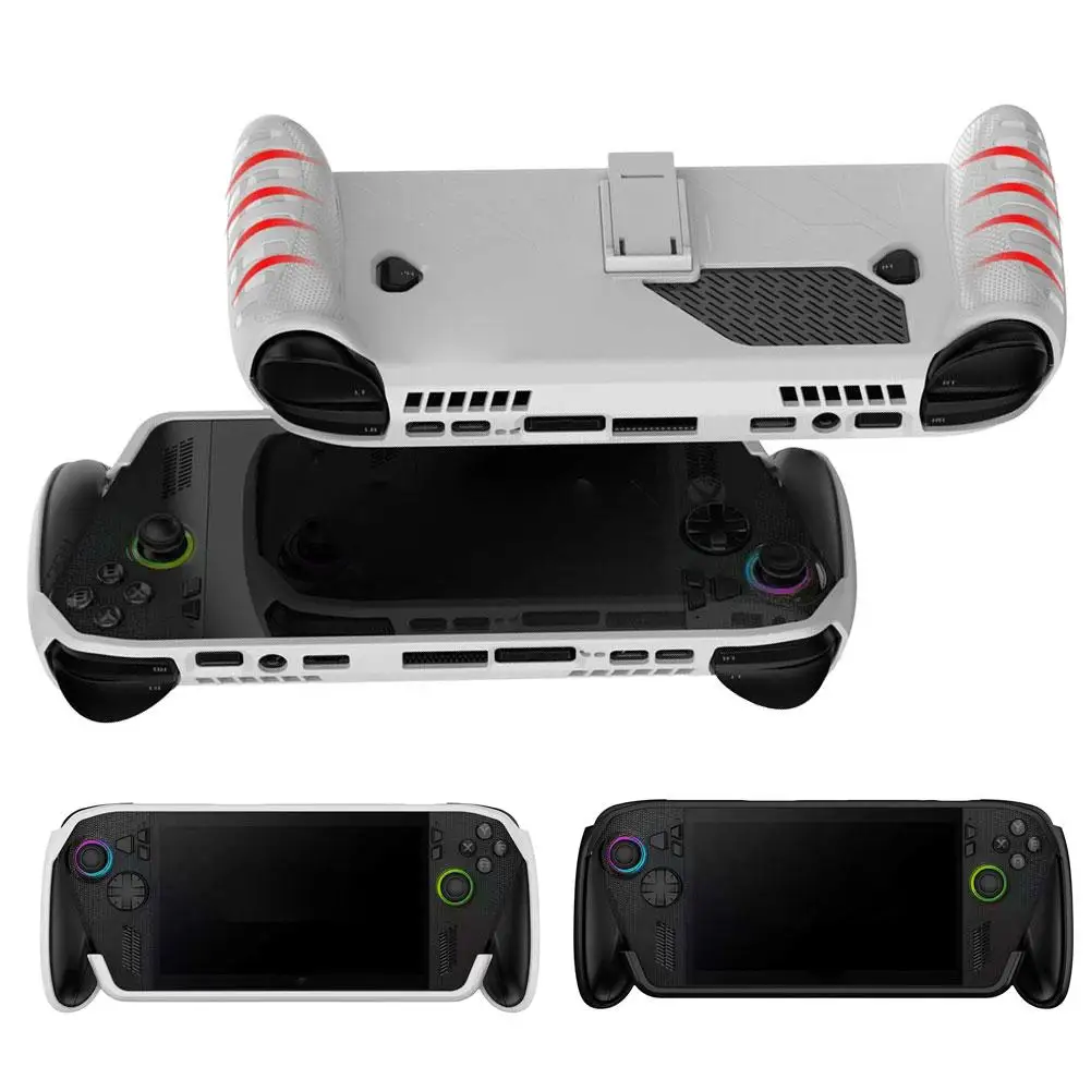 لـ ROG لجهاز Xbox Ally X حافظة واقية محمولة من مادة TPU مع دعامة خلفية غطاء حماية مضاد للانزلاق ومضاد للسقوط