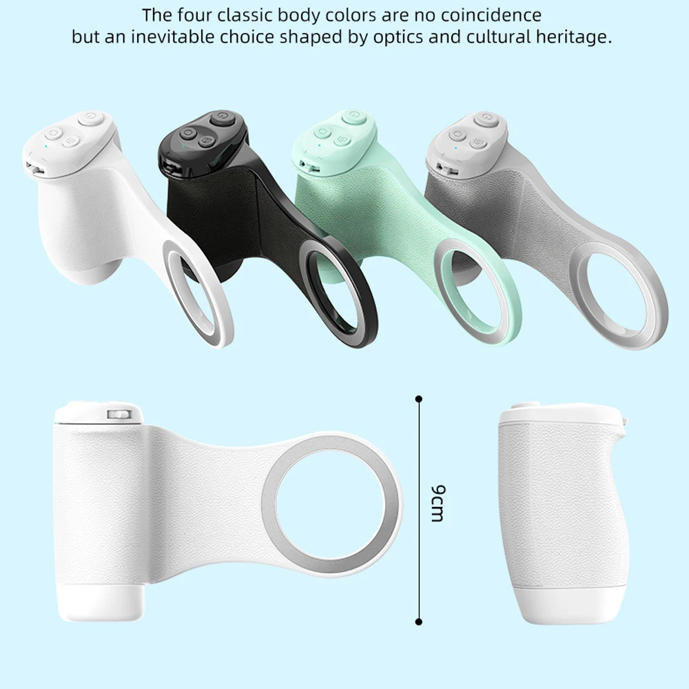 

Anti-Shake Magnetic Phone Handheld Grip Stabilizer With Remote Zoom Control For Vlog Live Recording Non-Slip Smartphone Holder