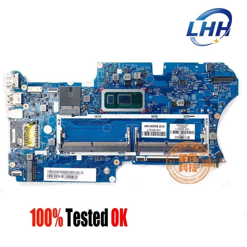 18702-1 Laptop Mainboard for HP Pavilion X360 14-cd Notebook Motherboard CPU I5-8265U I5-10210U UMA