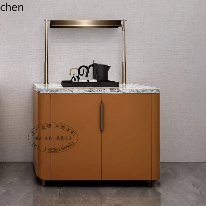 tea cabinet multi-functional solid wood dining side cabinet water bar counter dining cabinet