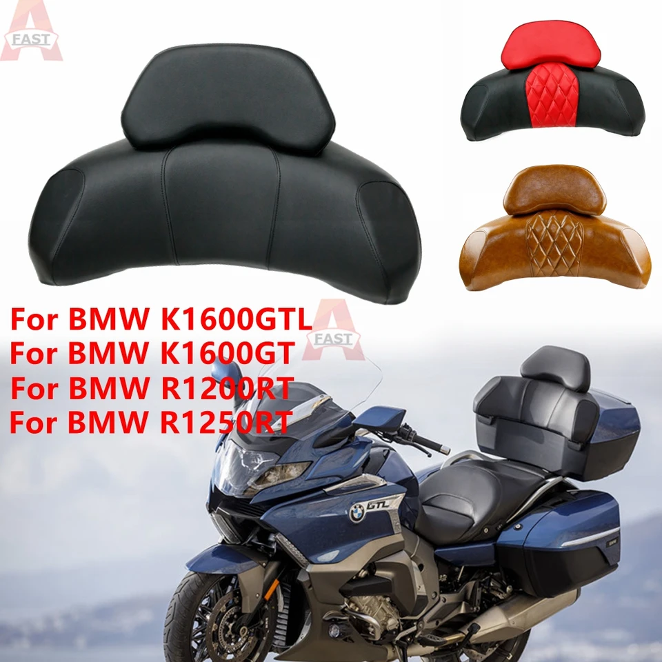 BMW K1600GT Rear Backrest Seat Cover Gold Red Black