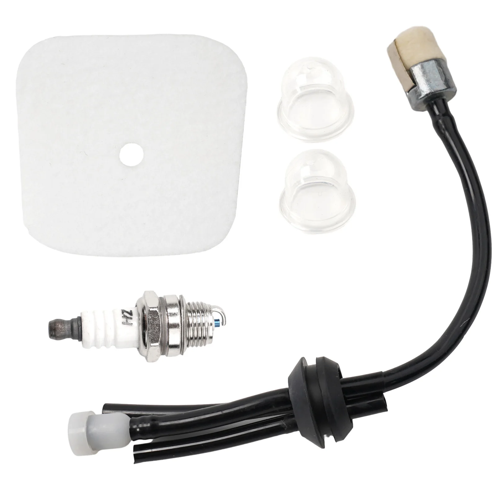 Air Filter Replacement Kit with Fuel Lines for Mantis Tiller Models 7222M 7920 and 7924 Featuring For Primer Bulb