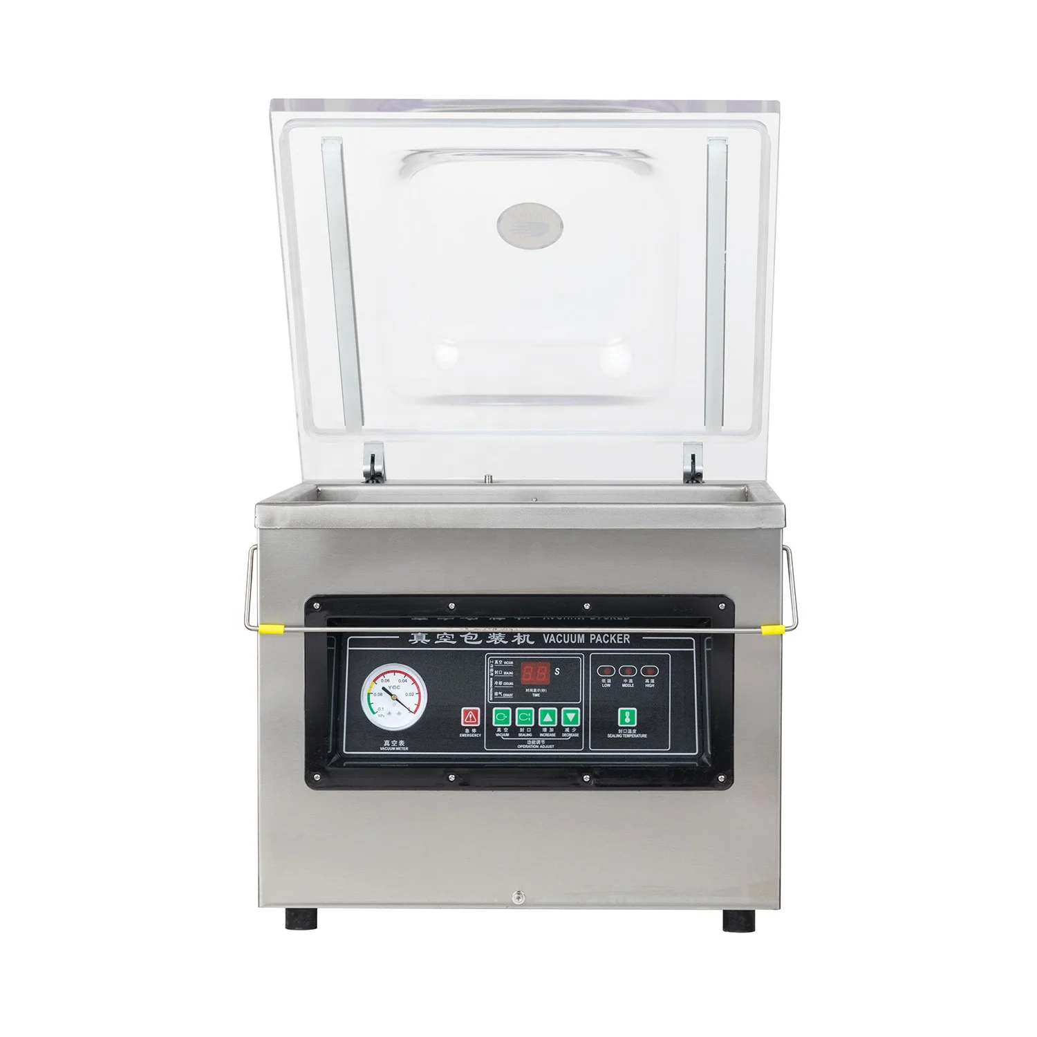 DZ-500 commercial vacuum packaging machine, single-chamber chicken vacuum packaging machine, coffee