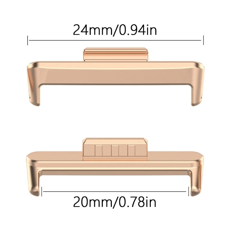 Адаптер ремешка для часов, сменный металлический разъем, аксессуар для часов Fit 3, дропшиппинг