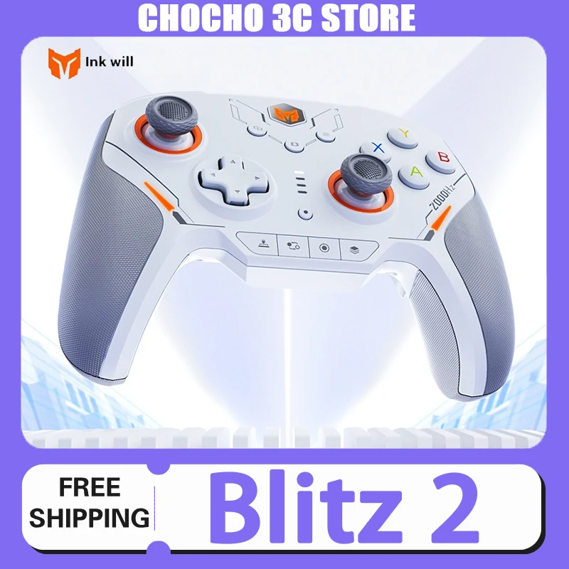 

Bigbigwon Blitz 2 Gamepad Tmr Star Flash Wireless Bluetooth Gamepads Somatosensory Controllers Customized 2000hz Pc Steam Game