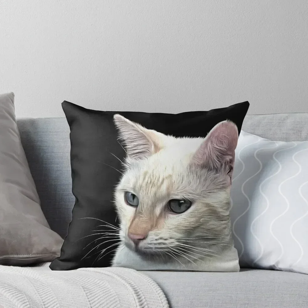 

Flame Point Siamese Throw Pillow Luxury Cushion Cover Pillowcases For Pillows Decorative Cushions For Living Room pillow