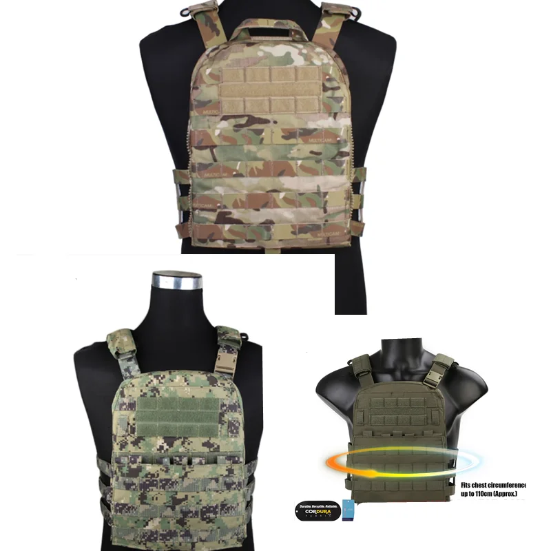 

Sport Vest MenCP Lightweight AVS VEST Adjustable Quick Release Airsoft Vest Nylon Hunting Carrier for Outdoor Paintball Training