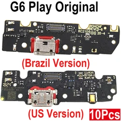 Original Charge Board Loading Dock Port Connector Flex Cable For Motorola Moto G6 Play XT1922 E5 XT1944 USB Charging Replacement