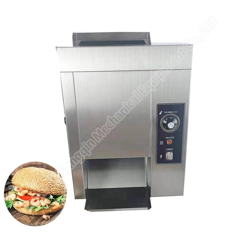 

Electronic Bread Toaster Commercial Electric Hamburger Patty Maker Time-saving Burger Bun Toaster