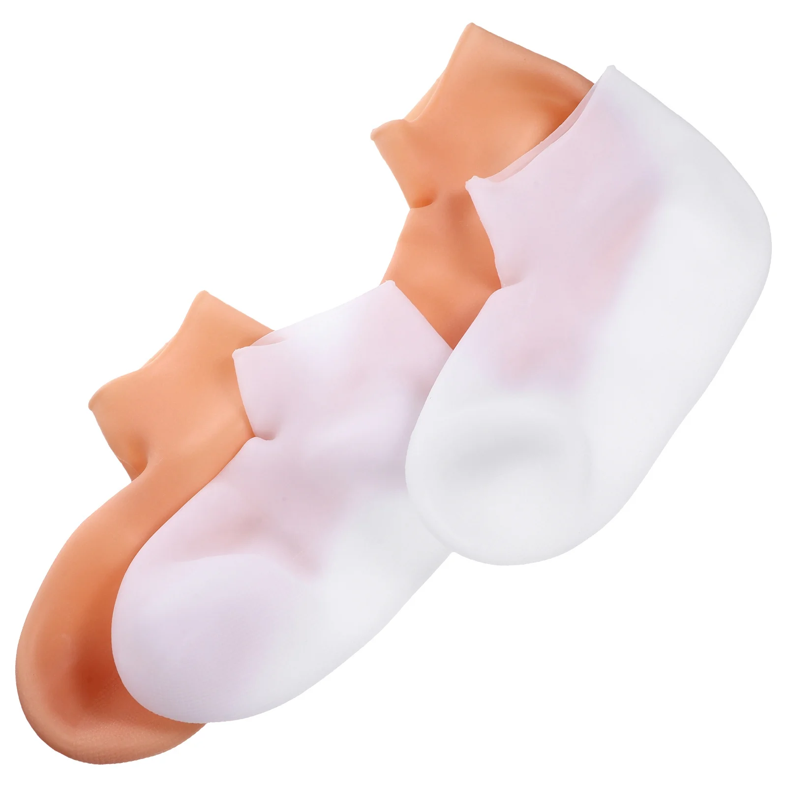 

2Pairs Moisturizing Spa Socks Lotion Socks Elastic Foot Cover Reusable for Cracked Dry Feet Care Spa Foot Cover