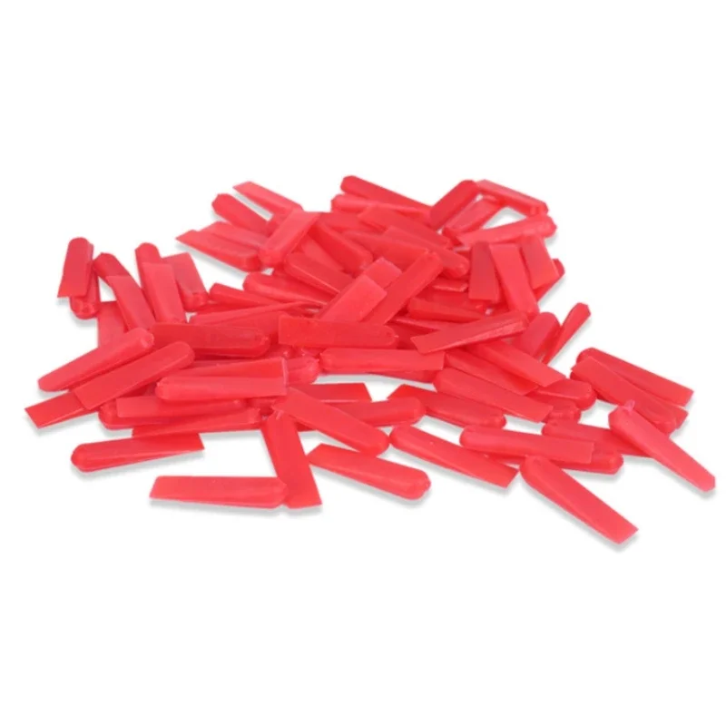 

100Pcs Plastic Tile Spacer Reusable Locator Clip 5mm Tile Leveler Construction Tool Wall Floor Seam Adjustment Tool