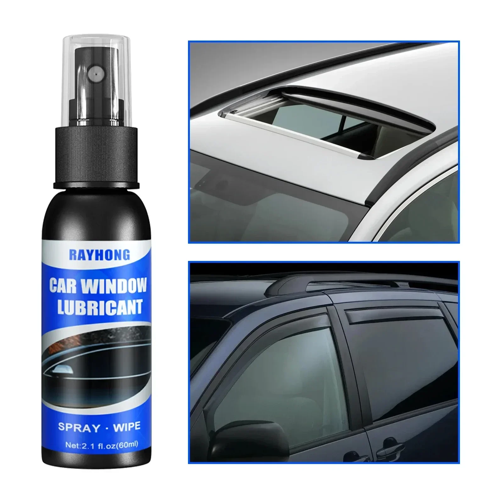 

60/180ml Window Lubricant Rubber Door Rubber Strip Car Softening Maintenance Eliminates Noise Universal Car Products ﻿