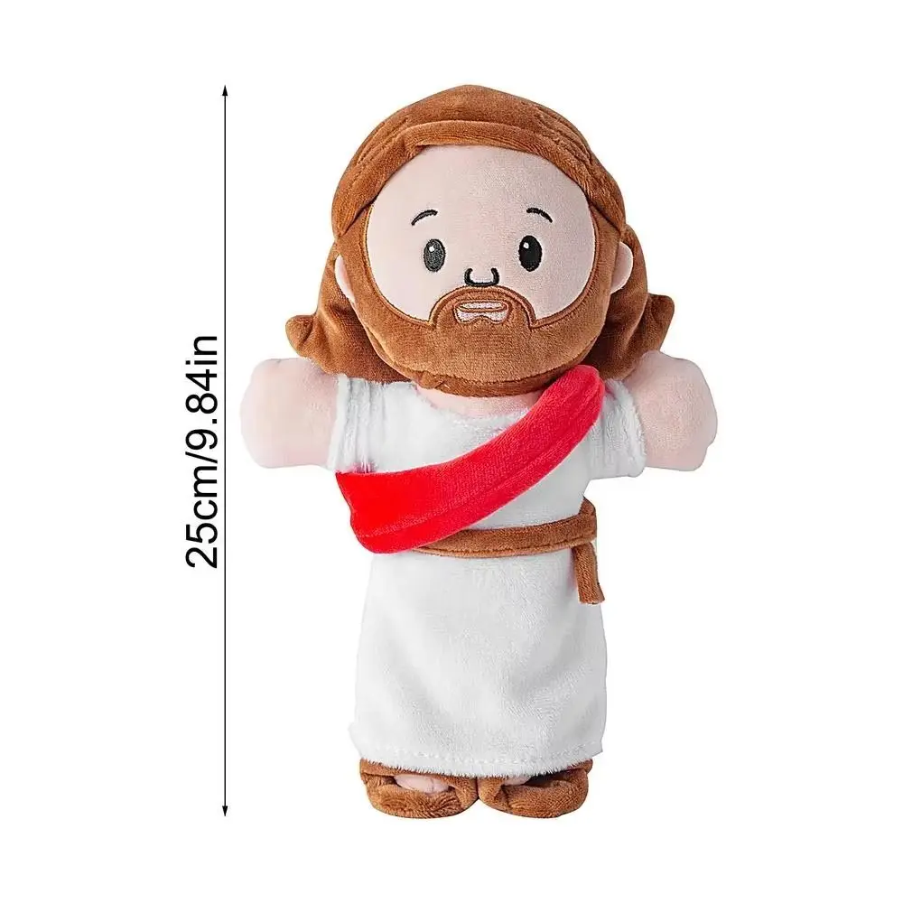 Slapen knuffeldier Jezus 25cm Kawaii Heilige Familie Creatieve Cartoon Christus Religieuze Plushie Figuur Meisjes