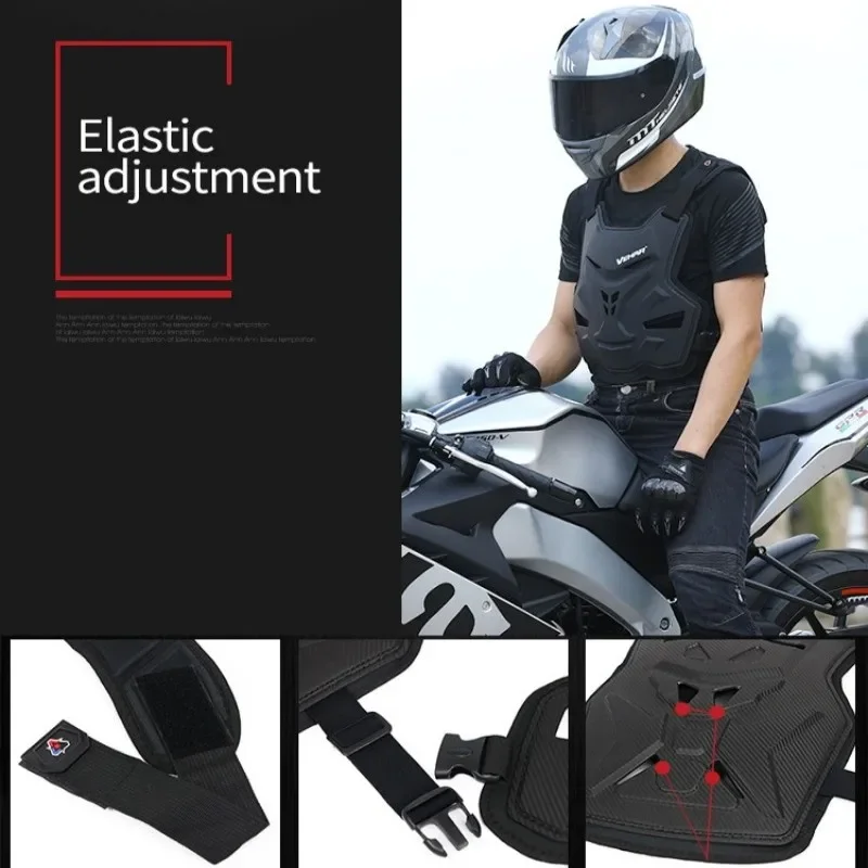 Vemar Off-road Motorcycle Body Armor Clothing Riding Racing Anti-Fall Protector Hemp Rope Pattern Armor Men Motocross Chest