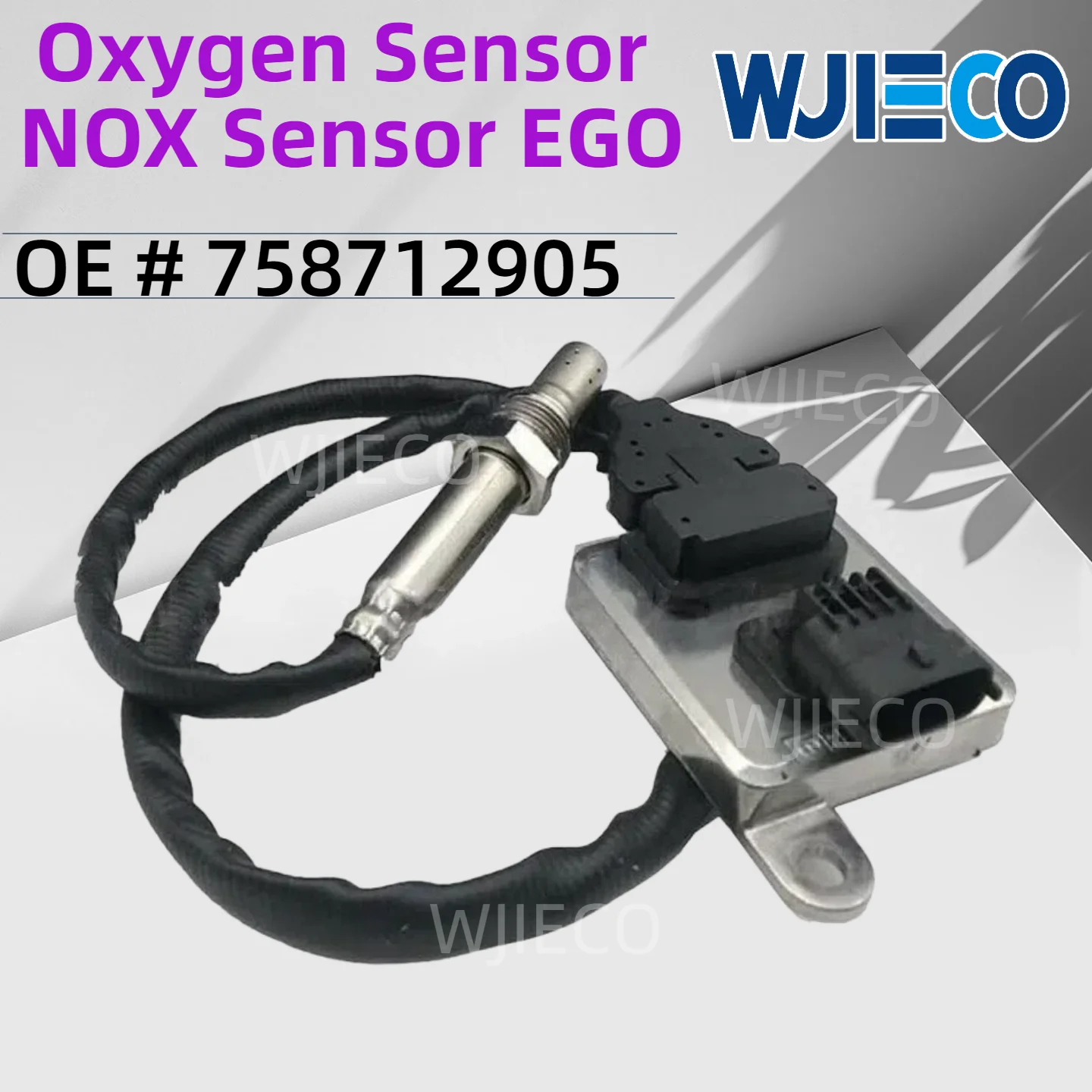 

WJIECO 758712905 Датчик NOX 5WK96610L Датчик оксида азота для BMW E-Series E90 E91 E60 E61 E63 E64 325i 330i 525i 530i 630i