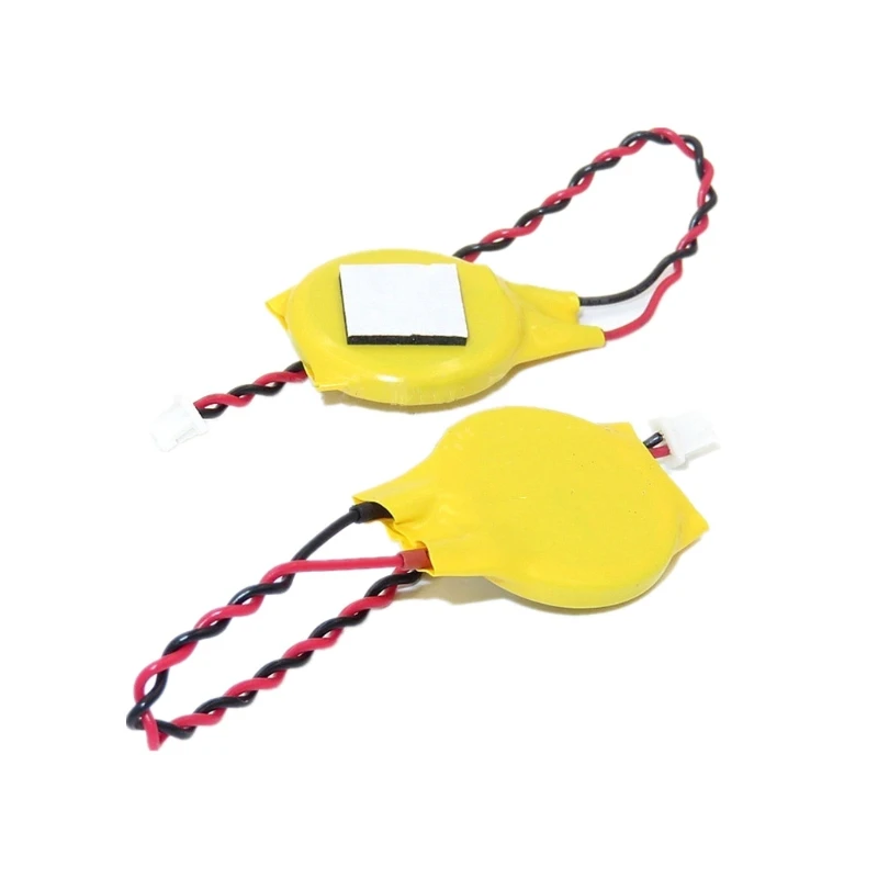 T3LB 10 قطعة/المجموعة CR2032 2032 سلك البطارية 2 دبوس اللوحة الأم للكمبيوتر المحمول BIOS CMOS بطارية مع سلك تفكيك البطارية استبدال 230