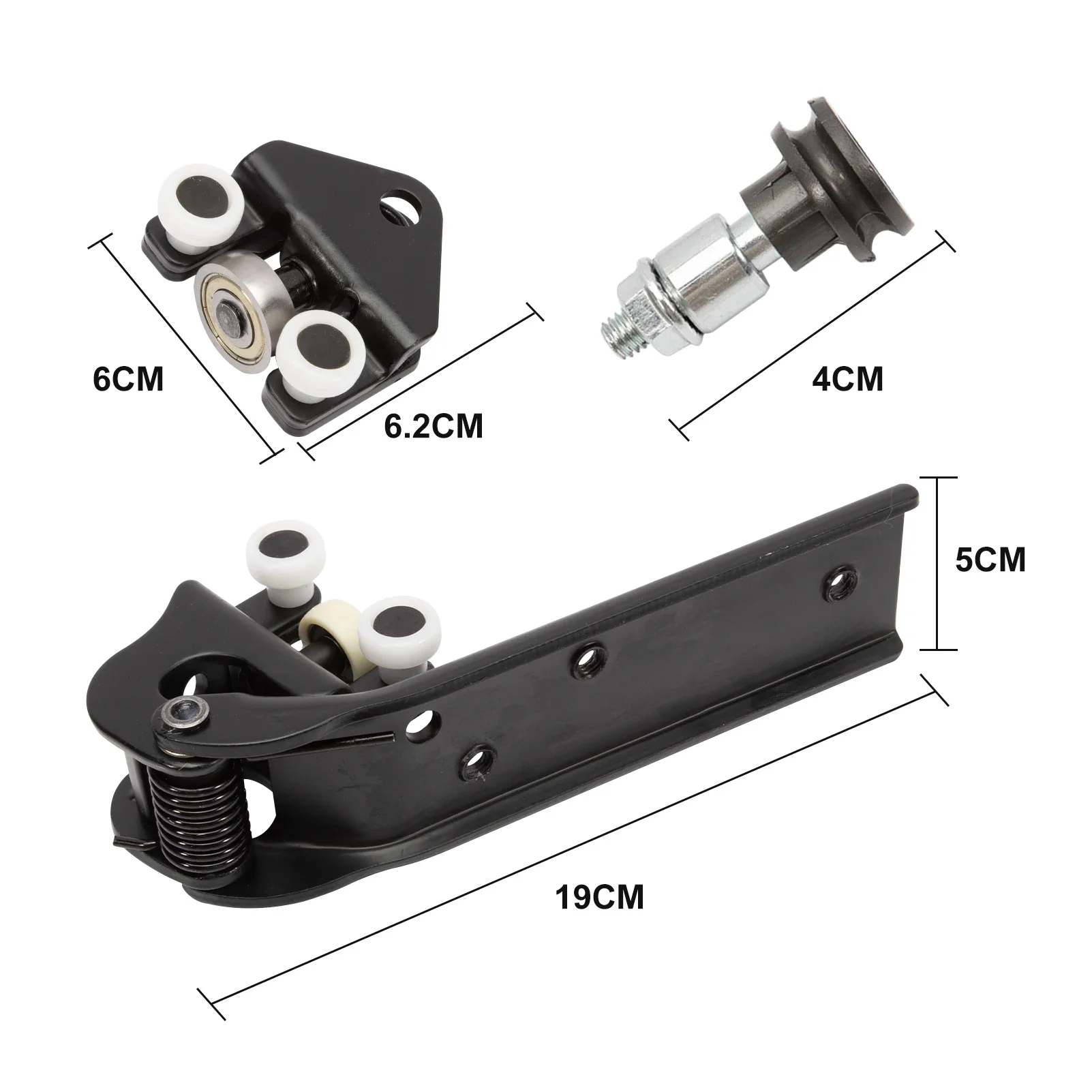 Right Sliding Door Roller (Upper, Center, Lower) Compatible with Master 3 Master 2 Trafic 2 Movano 8200080754 770035238