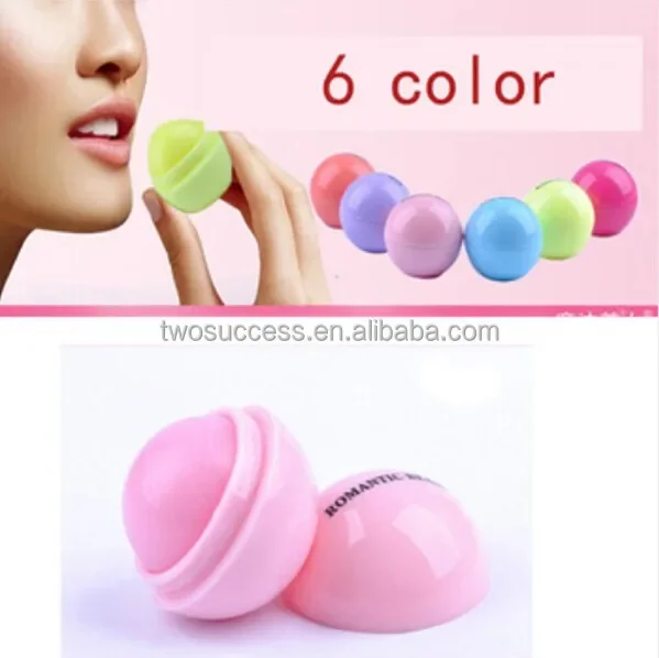 Waterproof Cosmetics Makeup Romantic Bear Candy Round Ball Lip Gloss