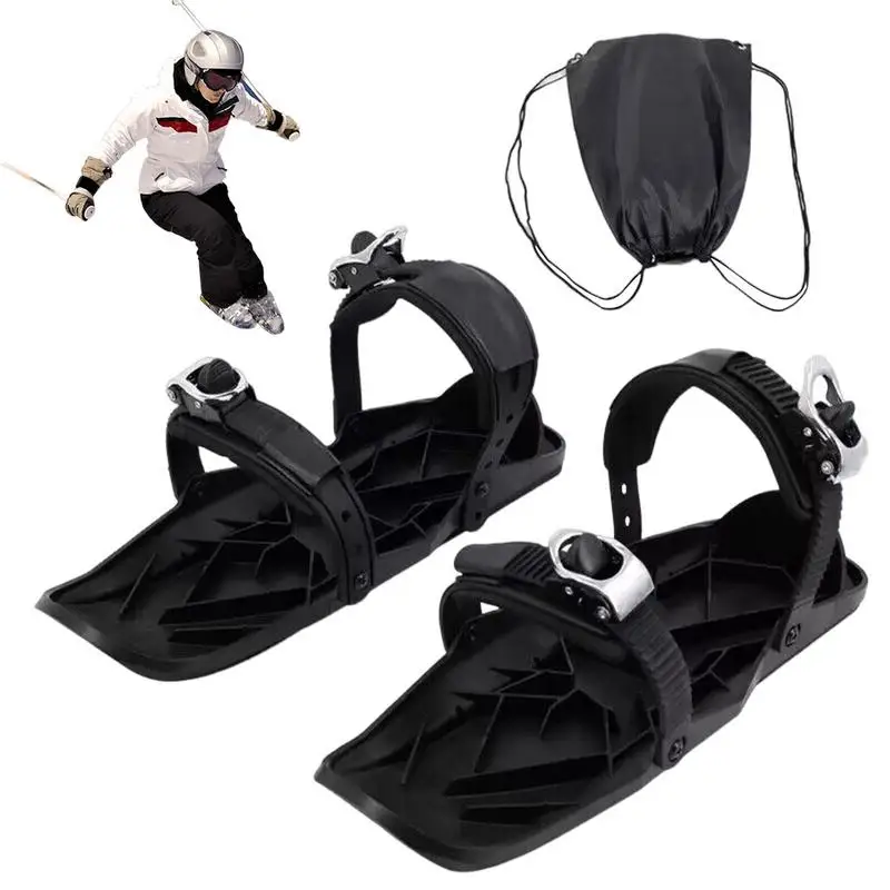 Mini łyżwy narciarskie buty śniegowce narty snowboardowe snowboardowe krótkie buty narciarskie regulowane wiązania buty narciarskie snowboard