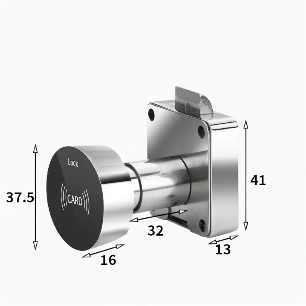 Electronic Cabinet Lock Smart Fingerprint Password Swipe Card Keyless Security Hardware Drawer File Desk Storage System