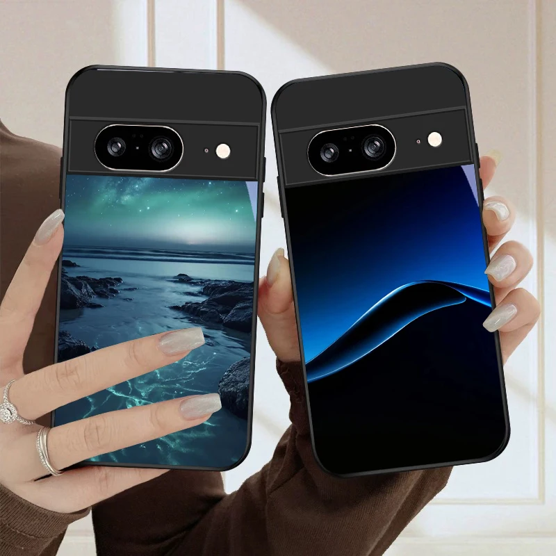 

Deep purple grassland For Google Pixel 10 Pro XL Pixel 9 Pro XL Pixel 8a 7a Pixel 7 Pro Pixel 8 7 9 10 Black Glass Phone Case