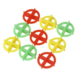 100Pcs Porcelain Tile Spacers Clips Wedge Ceramic Leveling System For Floor Wall Tile Gap Leveling System Construction Tools