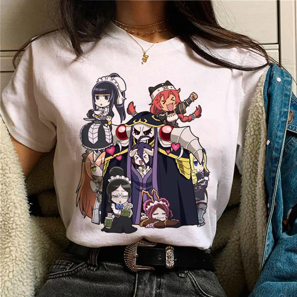 

Overlord t shirt women funny manga tshirt girl graphic clothing