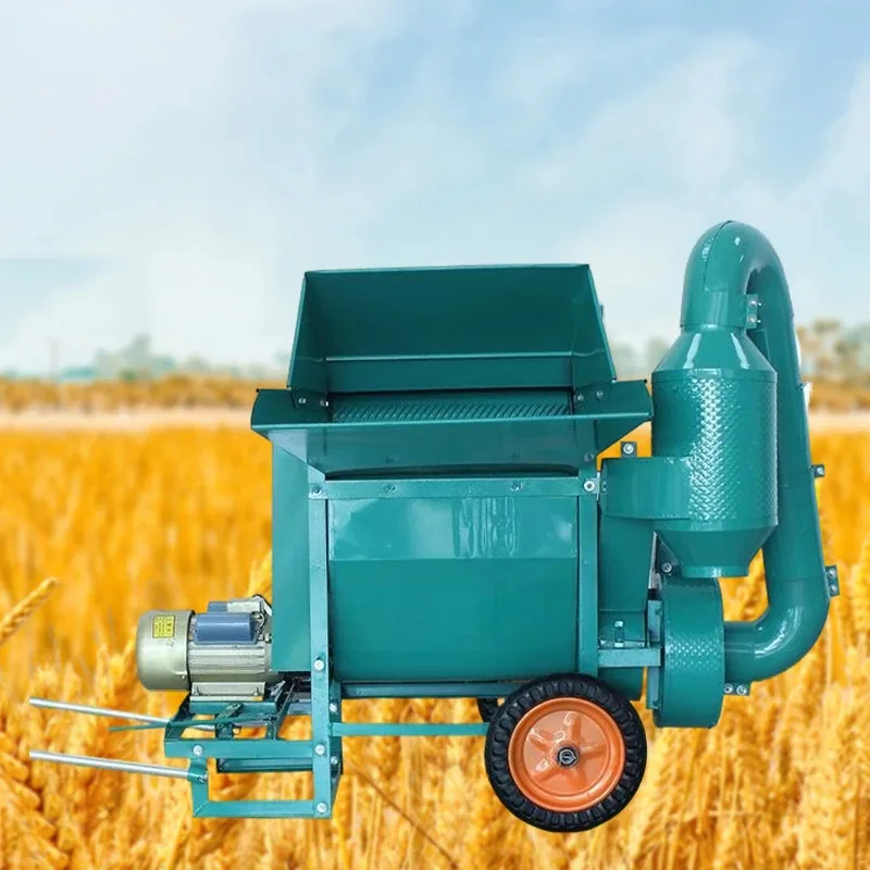 Máquina Trilladora de Granos de Trigo Eficiente, Pequeña y Compacta, para Sorgo, Arroz y Soja, Fabricada en China