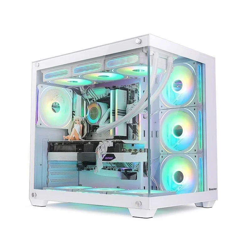 S980 Tornado Panoramic 360 Sea View Room Chassis, Tempered Glass Suitable for ATX Large Board Chassis
