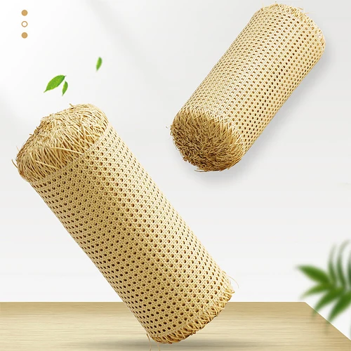 Imagen 1 del producto Tejido de ratán de plástico, chapa de techo Natural octogonal, decoración, marco de puerta de muebles, pantalla, Material tejido multifuncional