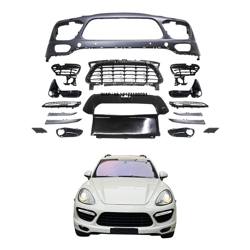 

2011-2014 Turbo Front Bumper 958.1 Grille New Condition Bolt-On Universal Fitment Car Modification Body Kit Fog Light for